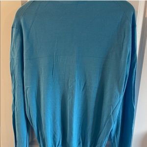 Ermenegildo Zegna mens blue summer sweater